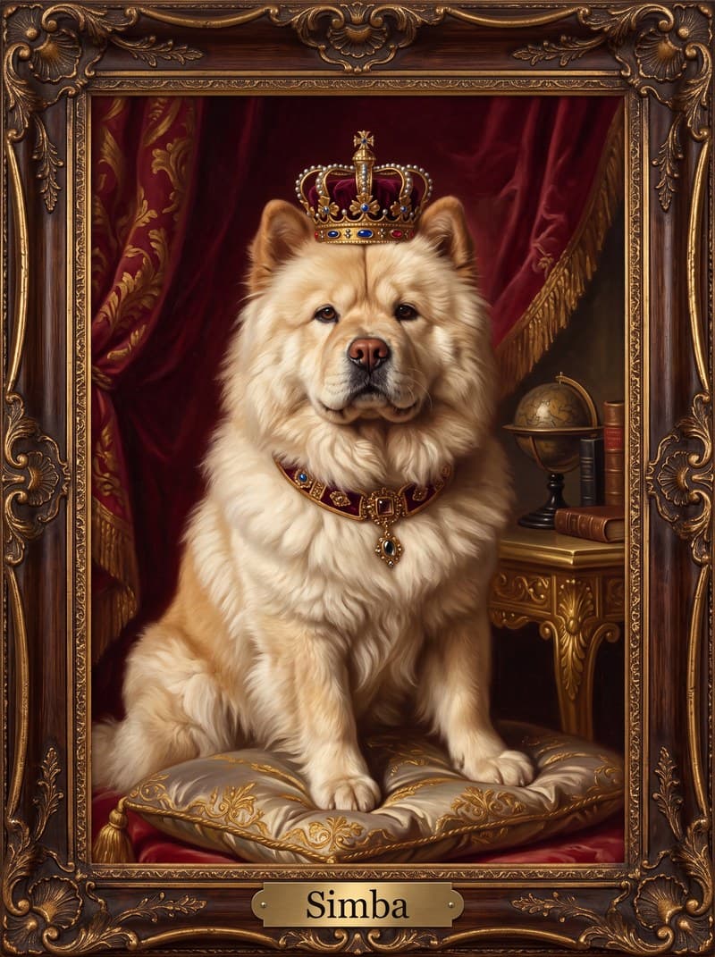 Royal portrait of Simba